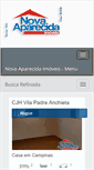 Mobile Screenshot of novaaparecidaimoveis.com.br
